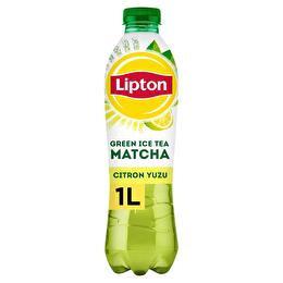 LIPTON Boisson au thé vert matcha saveur yuzu & citron