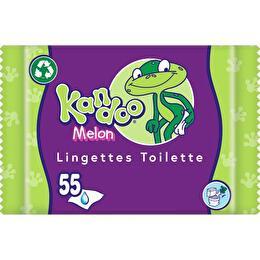 KANDOO Lingettes toilette melon