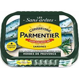PARMENTIER Sardines vapeur herbes de provence