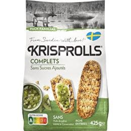 KRISPROLLS Petits pains suédois complets sans sucres ajoutés