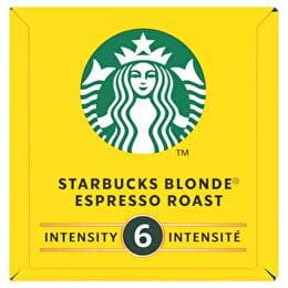 STARBUCKS Blonde espresso roast  - x 10  Nespresso