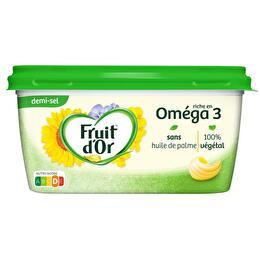 FRUIT D'OR Margarine Oméga 3  demi sel