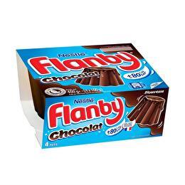 FLANBY Flan aromatisé goût chocolat
