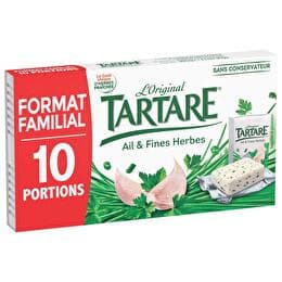 TARTARE Fromage ail & fines herbes en portions