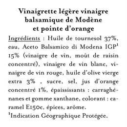 MAILLE Vinaigrette balsamique et orange