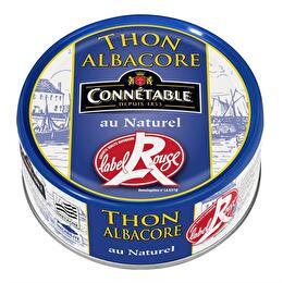CONNÉTABLE Thon albacore  Au naturel  - 112 g