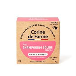 CORINE DE FARME Mon shampoing solide cheveux normaux  amande douce