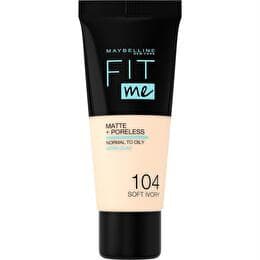 GEMEY MAYBELLINE Teint fit me mat and poreless 104 ivoire rose