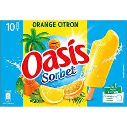 OASIS 10 bâtonnets à l'eau Citron Orange