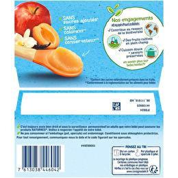 NATURNES BIO NESTLÉ Pomme abricot vanille 6 mois