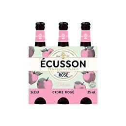 ÉCUSSON Cidre rose naturel 3%