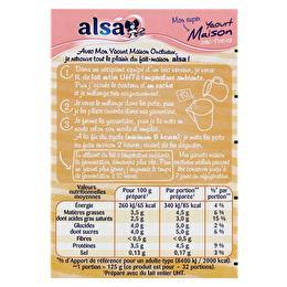 ALSA Alsa preparation pour yaourts onctueux mon yaourt maison 4 sachets 8g