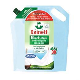 RAINETT Recharge lessive peaux sensibles bicarbonate 30 lavages