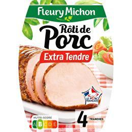 FLEURY MICHON Rôti de porc cuit extra tendre 4 tranches