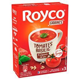 ROYCO Soupe tomates, basilic & pignons de pin x 3