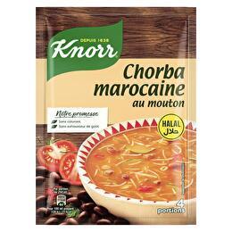 KNORR Soupe marocaine chorba au mouton sachet 4 portions