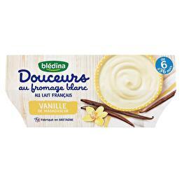BLÉDINA Fromage blanc vanille de Madagascar dès 6 mois x4