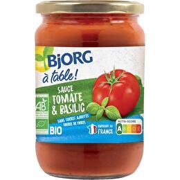 BJORG Sauce tomate et basilic BIO