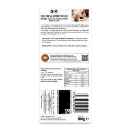 EXCELLENCE LINDT Tablette excellence noir sel rose de l'himalaya 70%