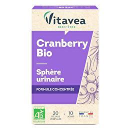 VITAVEA Cranberry bio 20 gélules