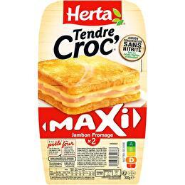 VOTRE RAYON PROPOSE Croque-monsieur maxi jambon fromage sans nitrite x2