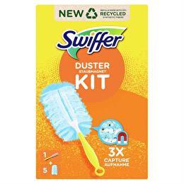 SWIFFER Kit 1 poignée + 5 recharges (duster kit)