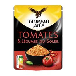 TAUREAU AILÉ Doypack riz basmati tomate et légumes du soleil 2mn