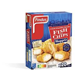 FINDUS 20 Nuggets façon fish and chips Extra Croustillant