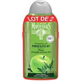 LE PETIT MARSEILLAIS Shampooing  Force & éclat pomme & feuille d'olivier bio
