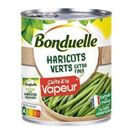 BONDUELLE Haricots verts extra-fins cuits à la vapeur 4/4