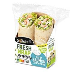 SODEBO Fresh Wrap duo de saumon concombre