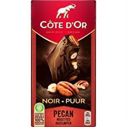 CÔTE D'OR Tablette chocolat noir pécan & noisettes