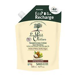 LE PETIT OLIVIER Eco-recharge shampooing crème soin nutrition aux huiles