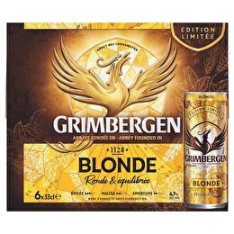 GRIMBERGEN Bière blonde boite 6.7%