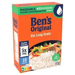 BEN'S ORIGINAL Riz long grain cuisson rapide 10 min x 5