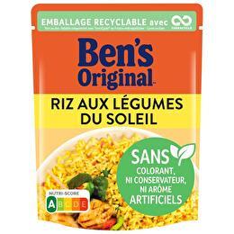 BEN'S ORIGINAL Riz aux légumes du soleil micro ondable 2min