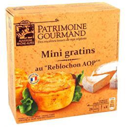 PATRIMOINE GOURMAND Mini gratins de pomme de terre au reblochon x4