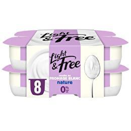 LIGHT & FREE Fromage blanc nature 0 % MG