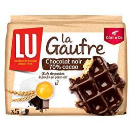 LU La gaufre Chocolat noir x5