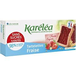 KARÉLÉA Tartelette fraise sans sucres ajoutés