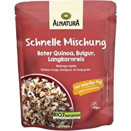 ALNATURA Mélange rapide quinoa rouge boulgour riz long grain