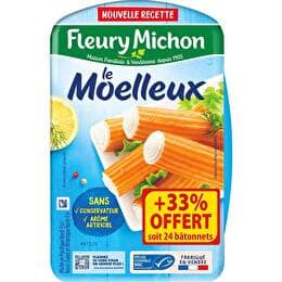 FLEURY MICHON Bâtonnets le moelleux - x 18 + 33% offert