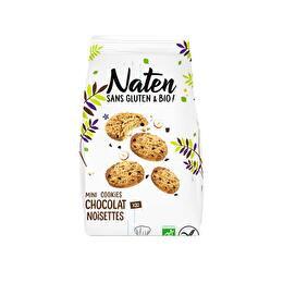 NATEN Mini cookies avoine chocolat noisettes sans gluten BIO
