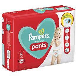 PAMPERS Culottes baby dry pants géant taille 5