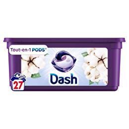 DASH Lessive capsule  pods sélection florale fraicheur de coton