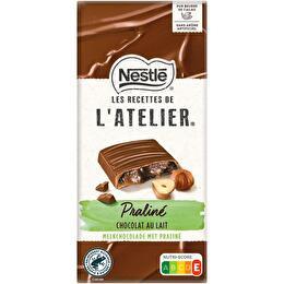 LES RECETTES DE L'ATELIER NESTLÉ Chocolat au lait fourré praliné
