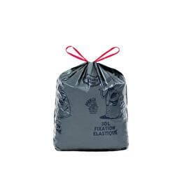 HANDY BAG Sacs poubelle fixation élastique 80% plastique recyclé 30l