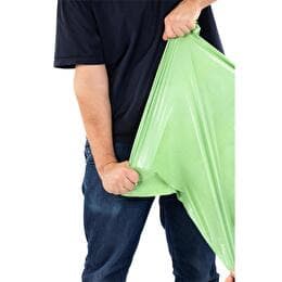 HANDY BAG Sacs poubelle à poignées coulissantes devor odeur 80% plastique recycle  50l x8