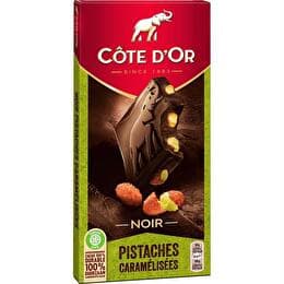 CÔTE D'OR Chocolat noir pistaches caramélisées