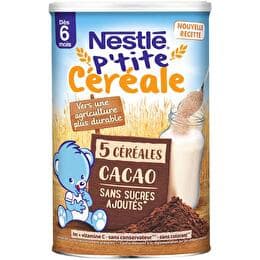 NESTLÉ P'tite céréale cacao dès 6 mois 415g Nestlé